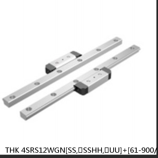 4SRS12WGN[SS,​SSHH,​UU]+[61-900/1]LM THK Miniature Linear Guide Full Ball SRS-G Accuracy and Preload Selectable