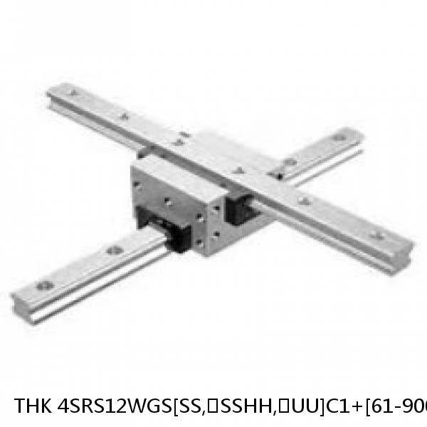 4SRS12WGS[SS,​SSHH,​UU]C1+[61-900/1]LM THK Miniature Linear Guide Full Ball SRS-G Accuracy and Preload Selectable