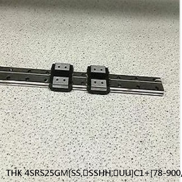 4SRS25GM[SS,​SSHH,​UU]C1+[78-900/1]L[H,​P]M THK Miniature Linear Guide Full Ball SRS-G Accuracy and Preload Selectable