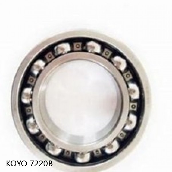 7220B KOYO Single-row, matched pair angular contact ball bearings