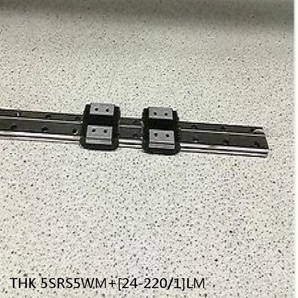 5SRS5WM+[24-220/1]LM THK Miniature Linear Guide Caged Ball SRS Series