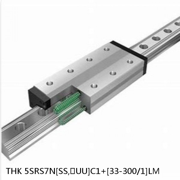 5SRS7N[SS,​UU]C1+[33-300/1]LM THK Miniature Linear Guide Caged Ball SRS Series