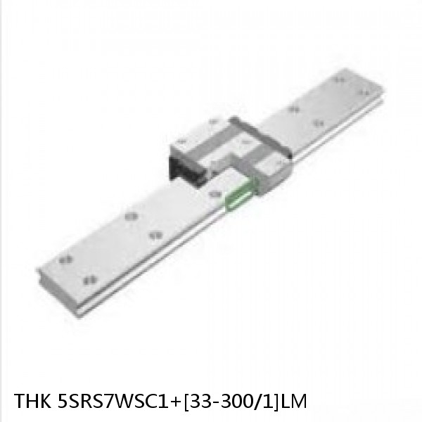 5SRS7WSC1+[33-300/1]LM THK Miniature Linear Guide Caged Ball SRS Series